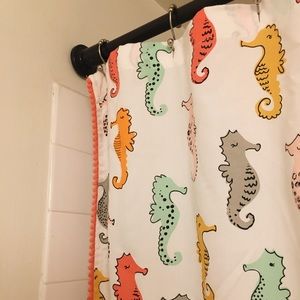 Pillowfort Seahorse Shower Curtain
